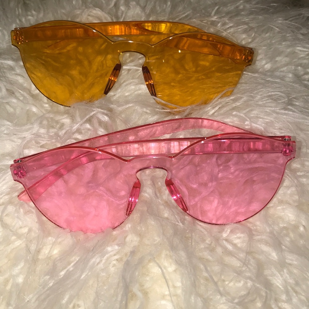 Transparent sunglasses